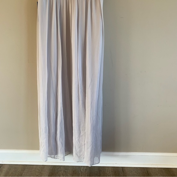 Ann Taylor | Long Silk Bridesmaid Dress | 8 - Picture 3 of 14